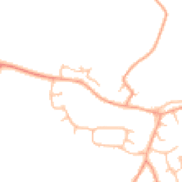 Daytime road noise heatmap for DE13 9BU