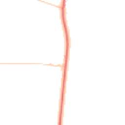 Daytime road noise heatmap for DE13 9DF