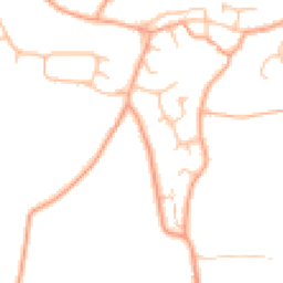 Daytime road noise heatmap for DE13 9EH