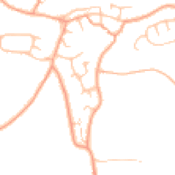 Daytime road noise heatmap for DE13 9EL