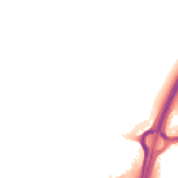 Night-time road noise heatmap for DE13 9FX