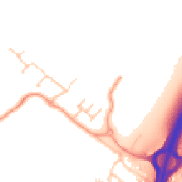 Daytime road noise heatmap for DE13 9GB
