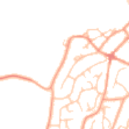 Daytime road noise heatmap for DE13 9JQ