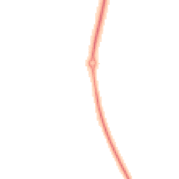 Night-time road noise heatmap for DE13 9PP