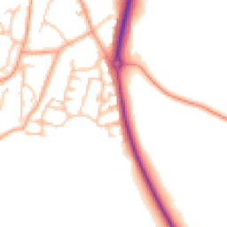 Daytime road noise heatmap for DE13 9PR