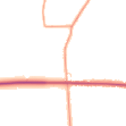 Daytime road noise heatmap for DE13 9PY