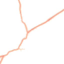 Daytime road noise heatmap for DE13 9QG