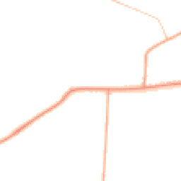 Daytime road noise heatmap for DE13 9QJ