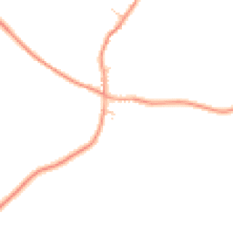Daytime road noise heatmap for DE13 9QZ