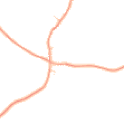 Daytime road noise heatmap for DE13 9SA