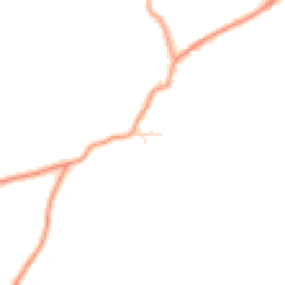 Daytime road noise heatmap for DE13 9UD