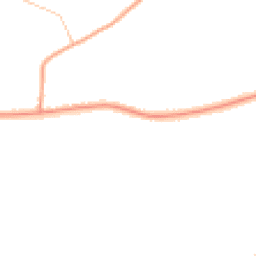 Daytime road noise heatmap for DE13 9UF