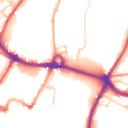Daytime road noise heatmap for DE14 1AB