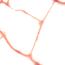 Night-time road noise heatmap for DE14 1AP