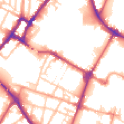 Daytime road noise heatmap for DE14 1BT