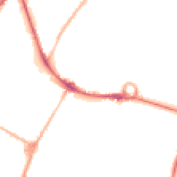 Night-time road noise heatmap for DE14 1DJ