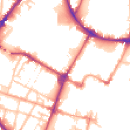 Daytime road noise heatmap for DE14 1DP