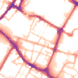 Daytime road noise heatmap for DE14 1EF