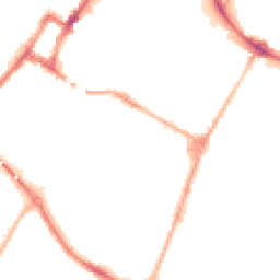 Night-time road noise heatmap for DE14 1EP