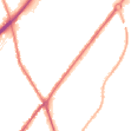 Night-time road noise heatmap for DE14 1EQ