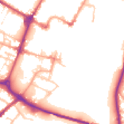 Daytime road noise heatmap for DE14 1HJ