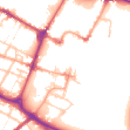 Daytime road noise heatmap for DE14 1HL