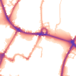 Daytime road noise heatmap for DE14 1LJ