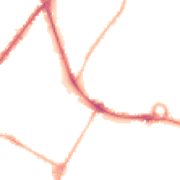 Night-time road noise heatmap for DE14 1PQ