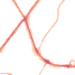 Night-time road noise heatmap for DE14 1PU