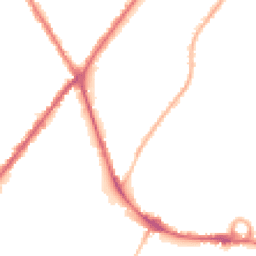 Night-time road noise heatmap for DE14 1PY