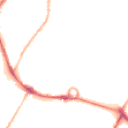 Night-time road noise heatmap for DE14 1SS