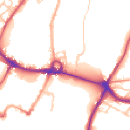 Daytime road noise heatmap for DE14 1TS