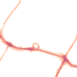 Night-time road noise heatmap for DE14 1TU