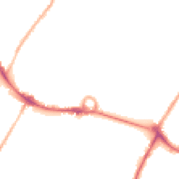 Night-time road noise heatmap for DE14 1TX