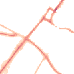 Night-time road noise heatmap for DE14 2BN