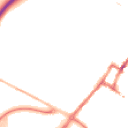 Night-time road noise heatmap for DE14 2EP