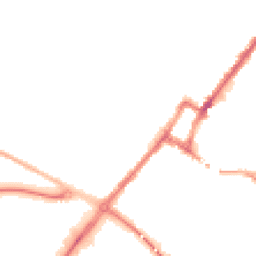 Night-time road noise heatmap for DE14 2FZ