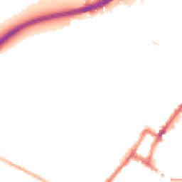 Night-time road noise heatmap for DE14 2GP