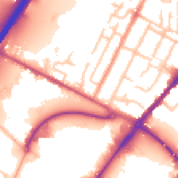 Daytime road noise heatmap for DE14 2JX