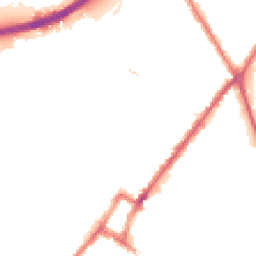 Night-time road noise heatmap for DE14 2ND