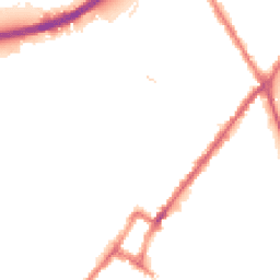 Night-time road noise heatmap for DE14 2NQ