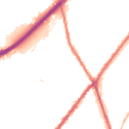 Night-time road noise heatmap for DE14 2QJ