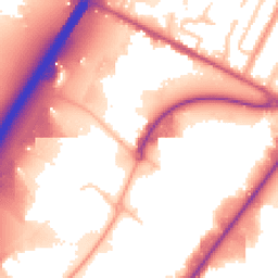 Daytime road noise heatmap for DE14 2UE