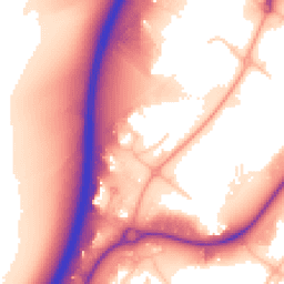 Daytime road noise heatmap for DE14 2WD