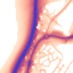 Daytime road noise heatmap for DE14 2WF