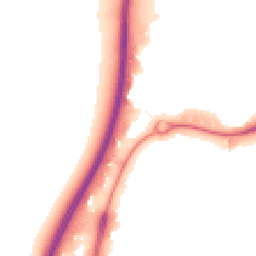 Night-time road noise heatmap for DE14 2WF