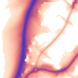 Daytime road noise heatmap for DE14 2WQ