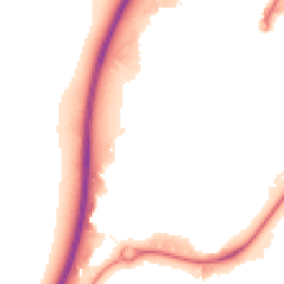 Night-time road noise heatmap for DE14 2WQ