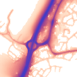 Daytime road noise heatmap for DE14 2WX