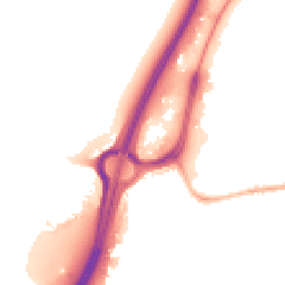 Night-time road noise heatmap for DE14 2WX